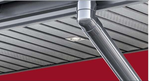 Soffit opaž - PVC podstavek