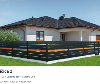 Ograjni sistemi - Variante ograje