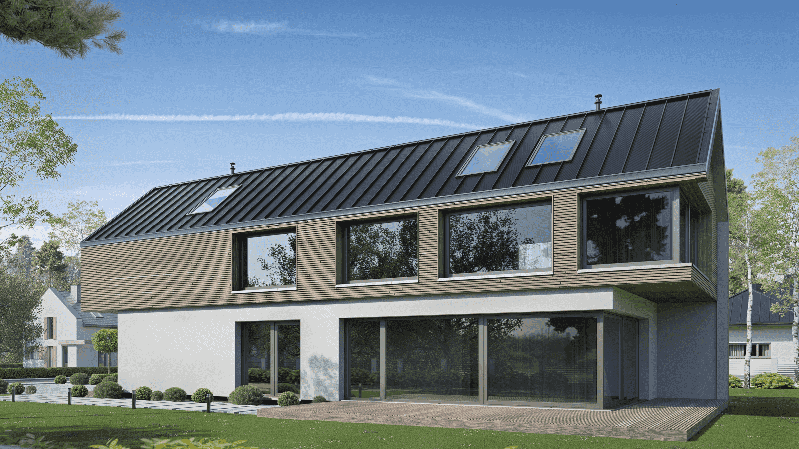 Terano IZO Strešna in fasadna plošča s stoječim šivom klik